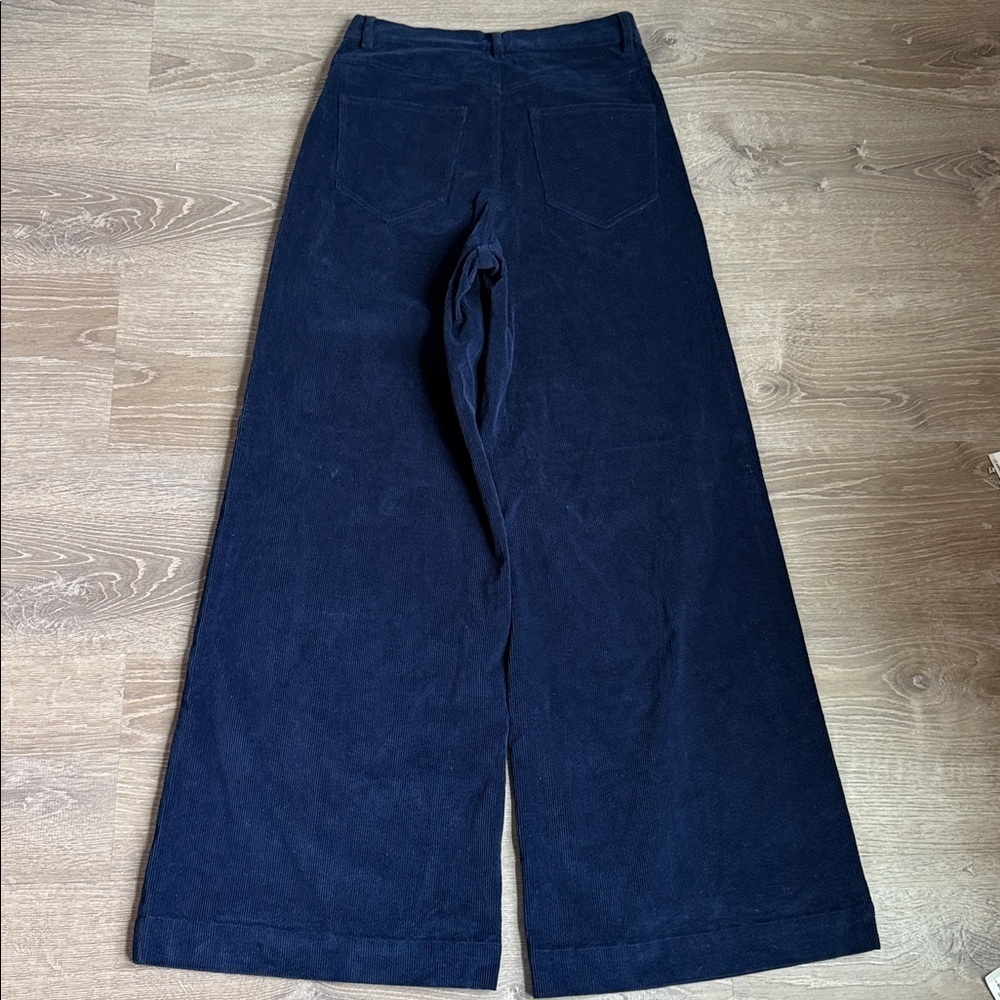 Sea New York Blue Carine Corduroy Wide Leg Jeans 6 - Picture 3 of 13